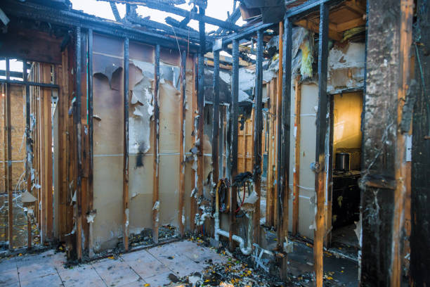 Professional Fire Board Up technician working in Ferndale, PA
